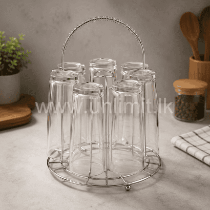 Silver Glass Holder UL-5000