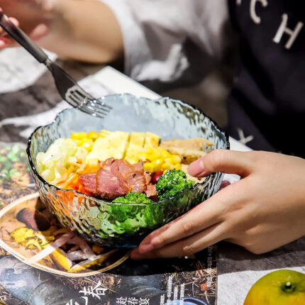 Glass Salad Bowl - Irregular UL-4616