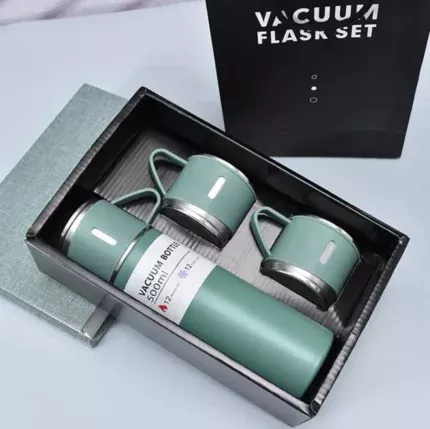 Vaccum Flask Set 500ml with 3 Cups UL-4637