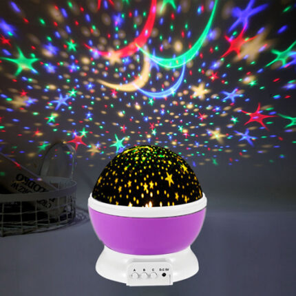Star Master 360 Degree Rotation Sky Starry Light Multicolor 3d Night Light Projector Star Kids Led UL-5870