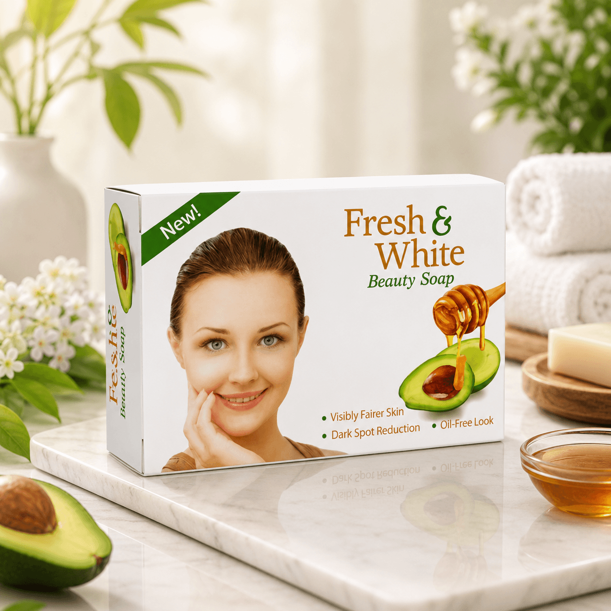 fresh & white soap