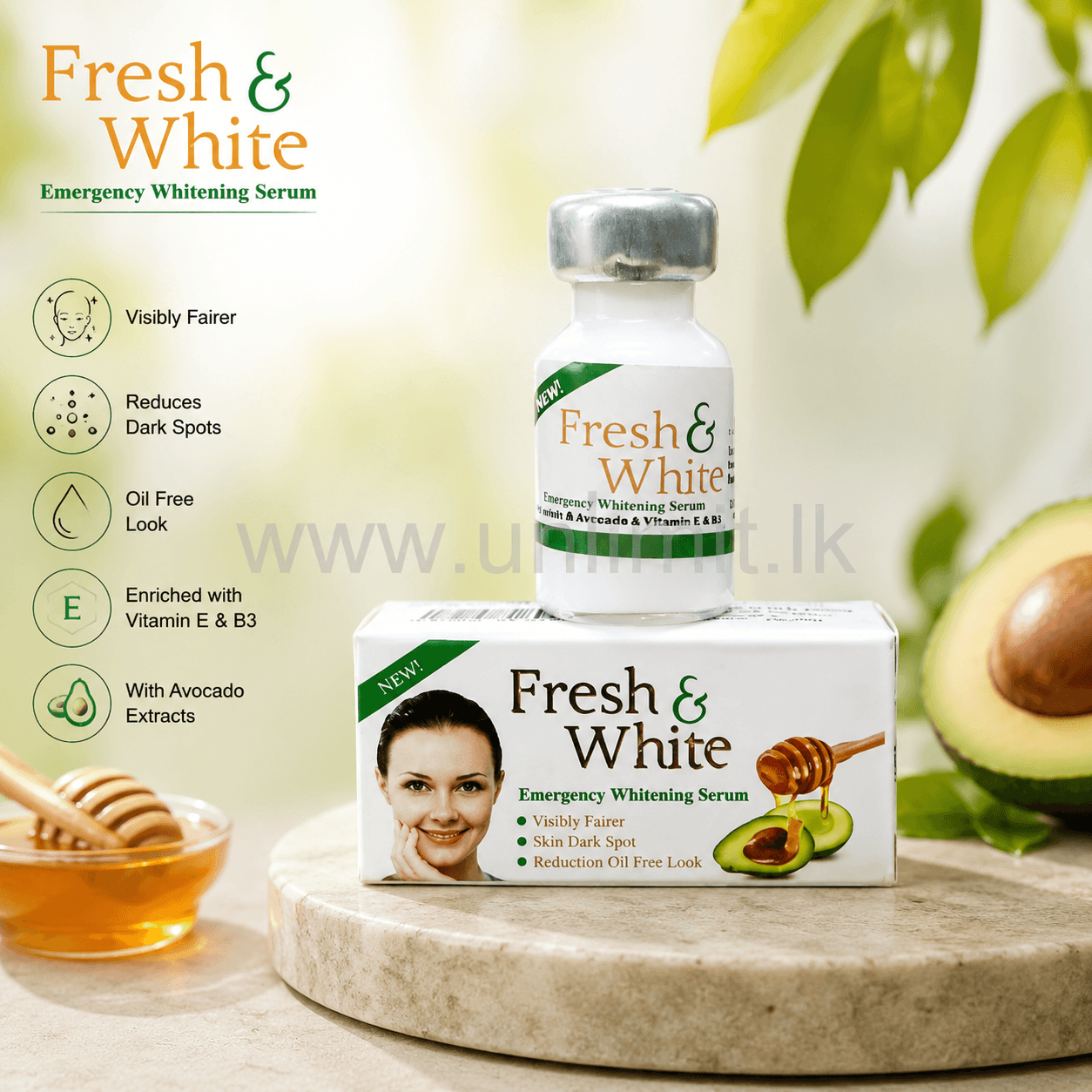 fresh & white serum