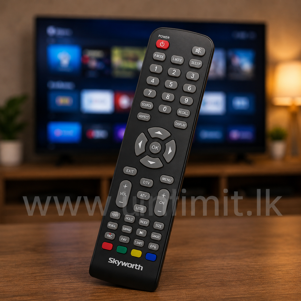 Skyworth LED LCD Tv Remote Controller AD1090 UL-10056