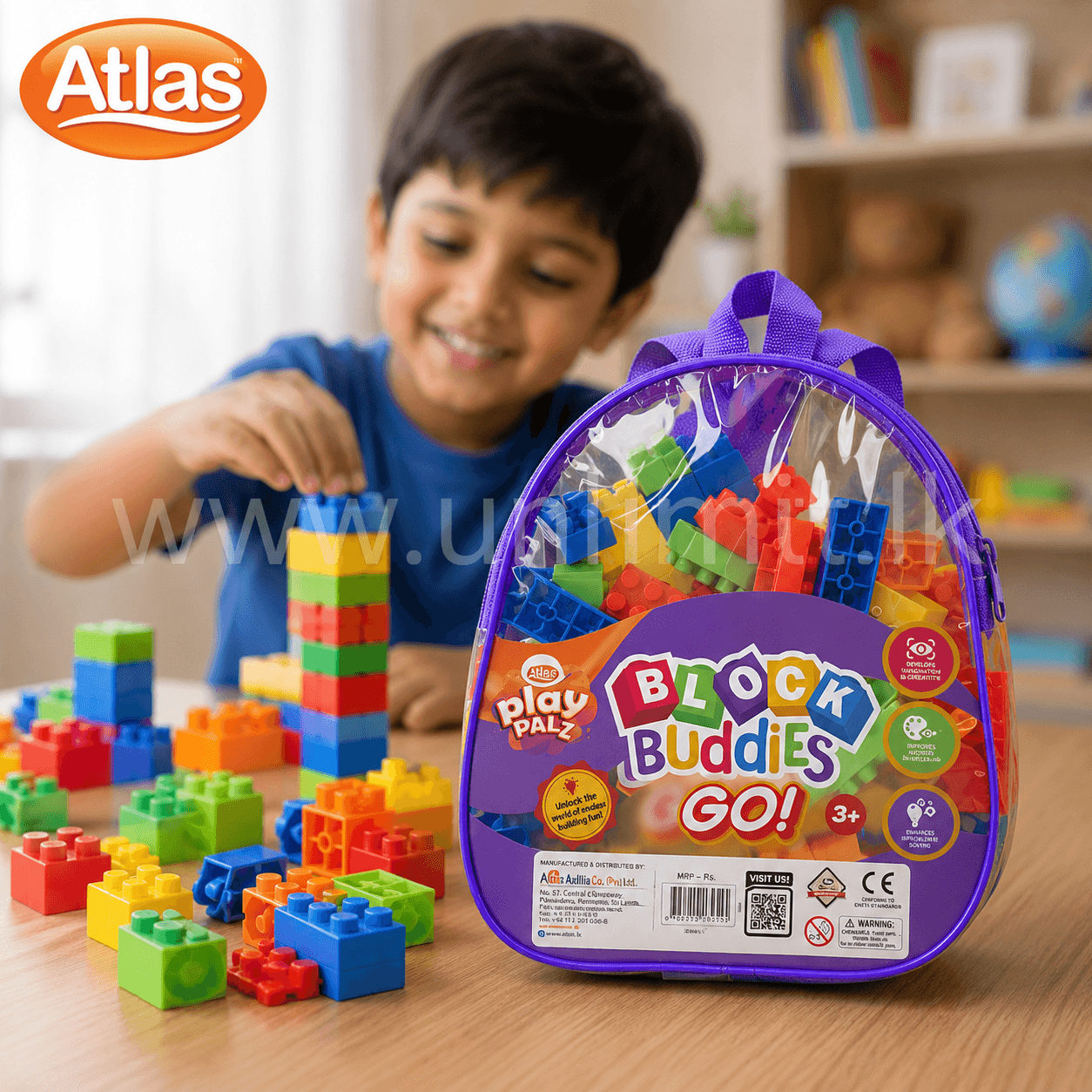 Atlas Eco Block Bag Toy