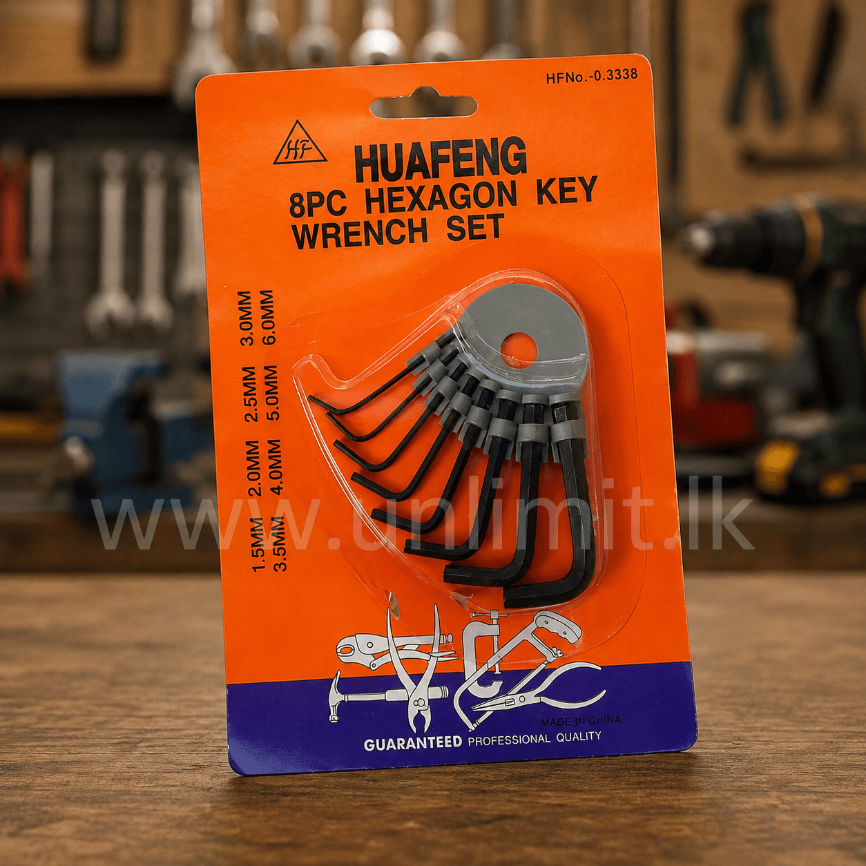 8 Pcs Hexagon Wrench Set UL-11888
