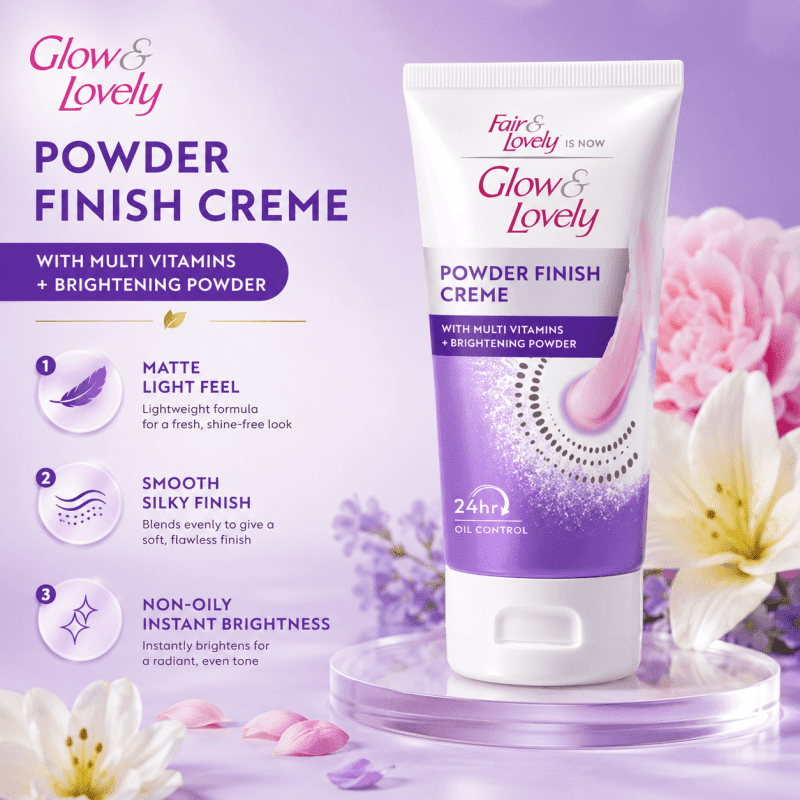 Glow & Lovely Powder Finish Creme 25g