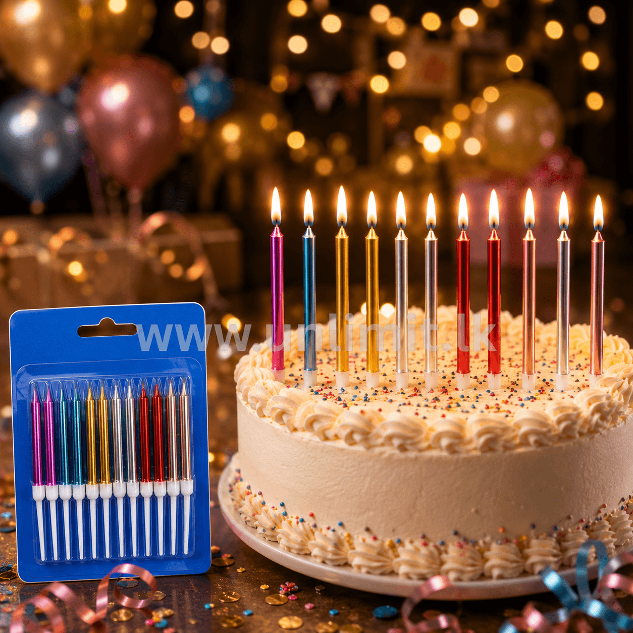 12 Birthday Candles UL-12004