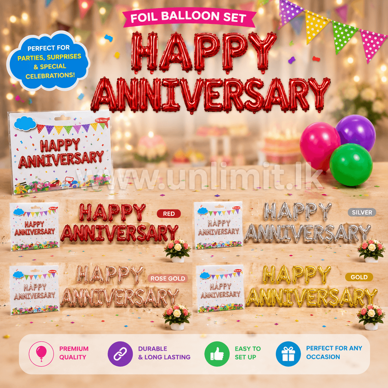 Anniversary Foil Balloon UL-12021