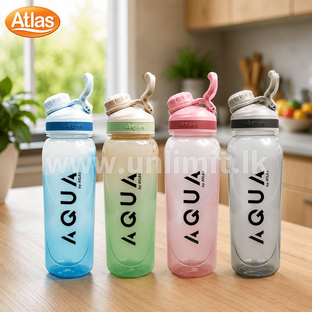 Atlas Water Bottle Aqua - 850ml
