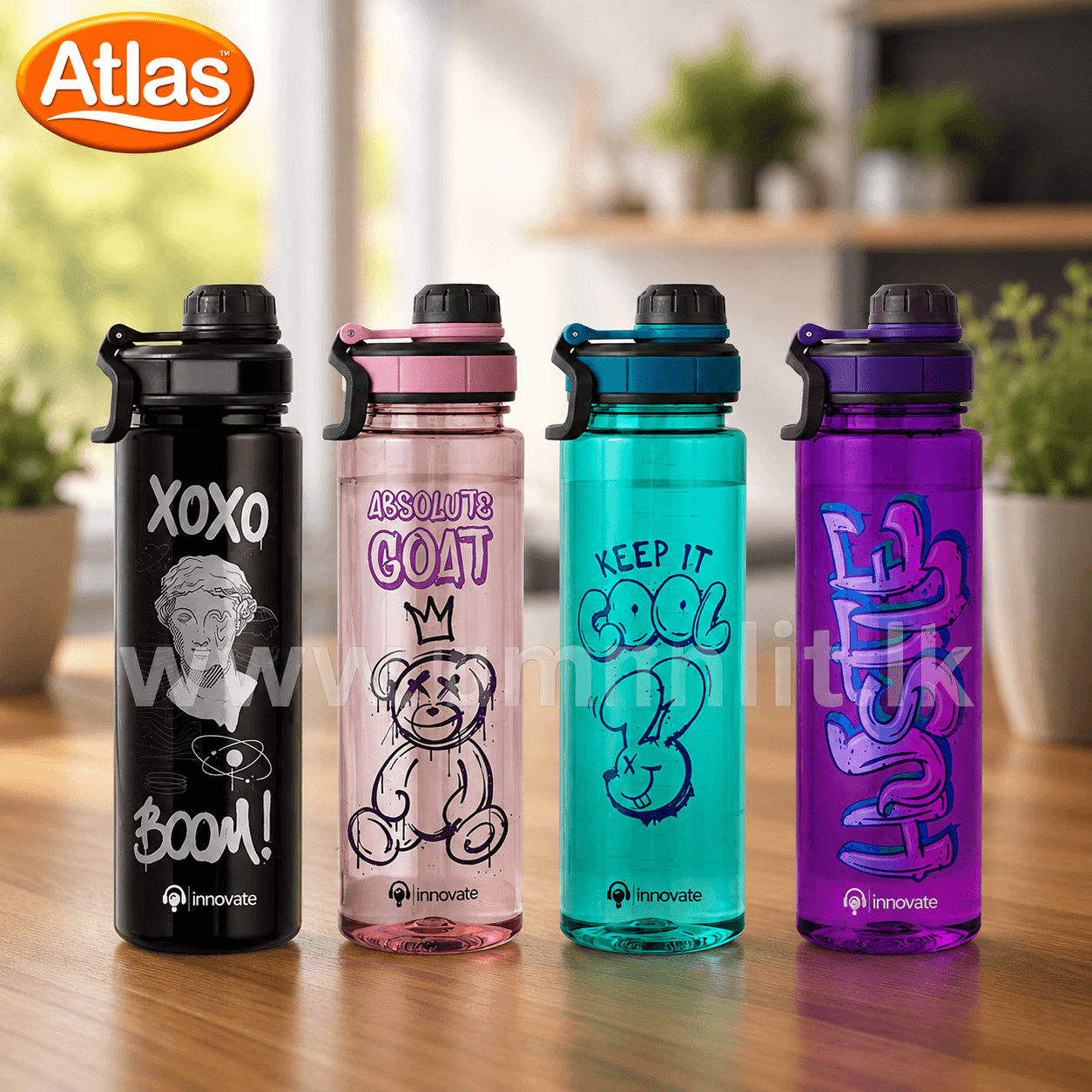 Atlas Water Bottle Innovate Urban Vipe - 1000ml