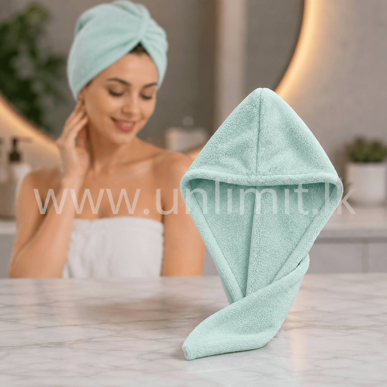 Microfiber Hair Wrap Towel UL-5867