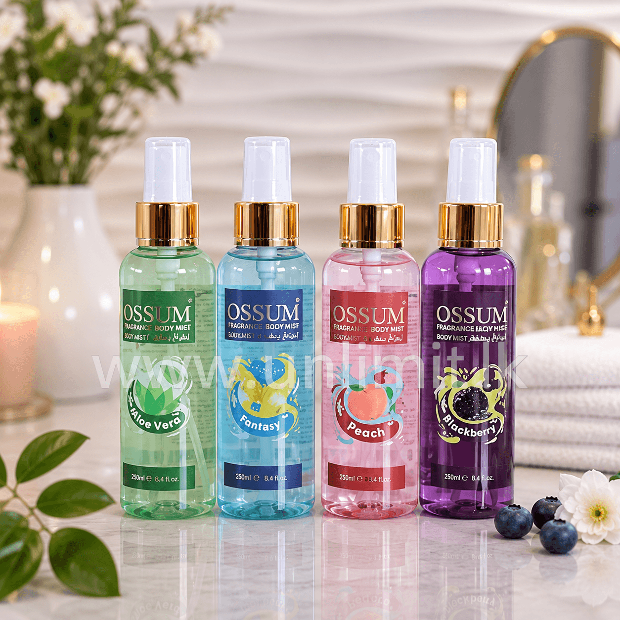 Ossum Fragrance Body Mist 120ml