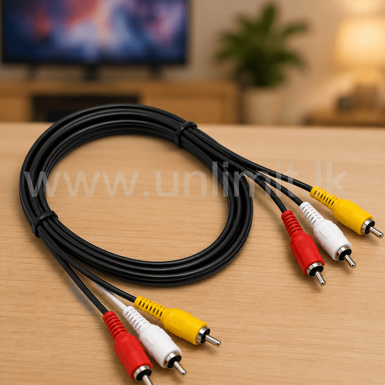 3 RCA To 3 RCA Cable - 1.5m UL-12449