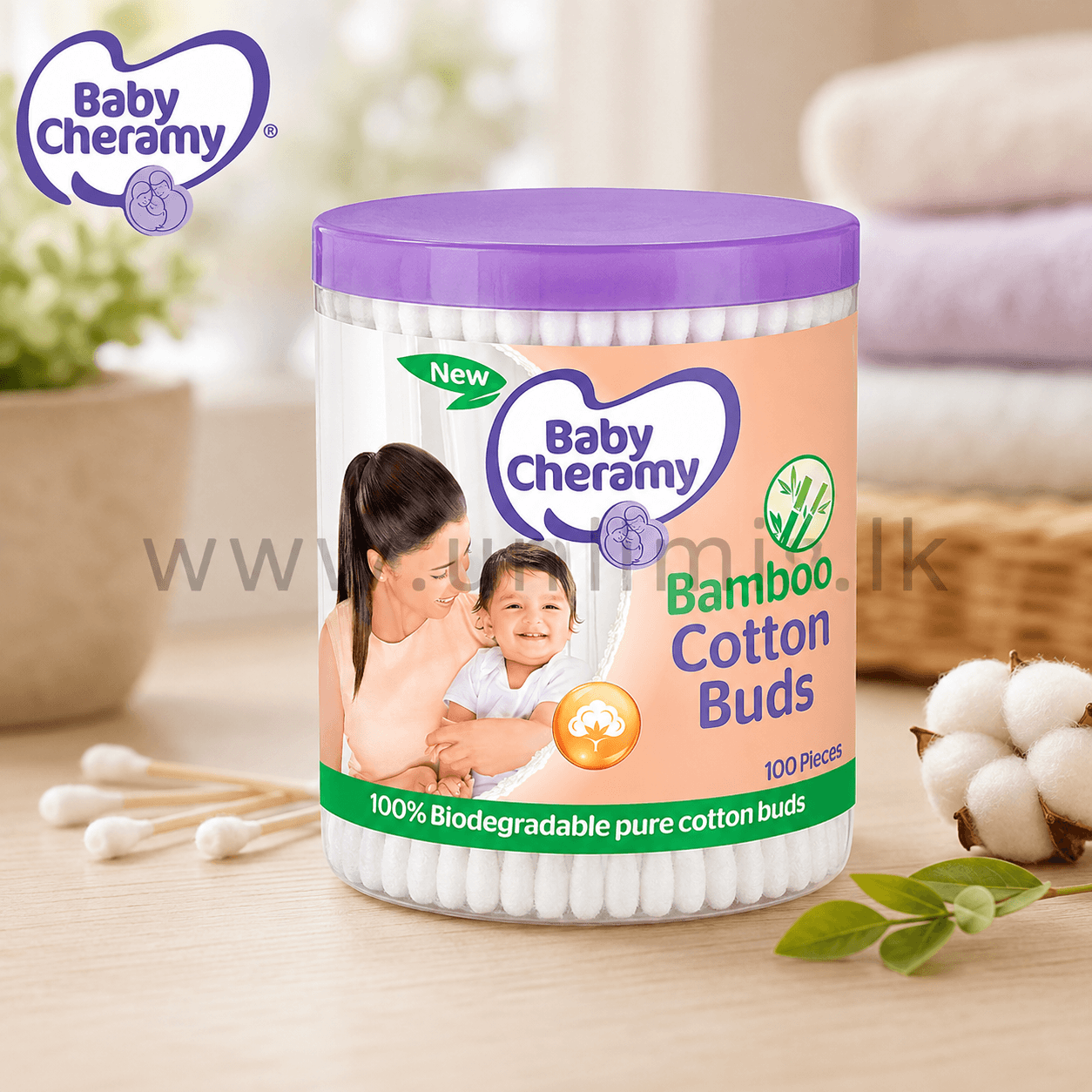 Baby Cheramy Bamboo Cotton Buds