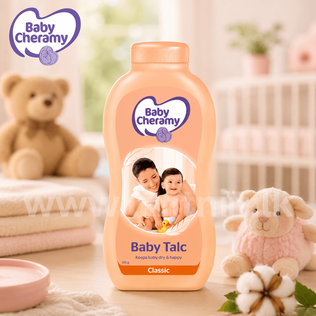 Baby Cheramy Classic Baby Talc 100g
