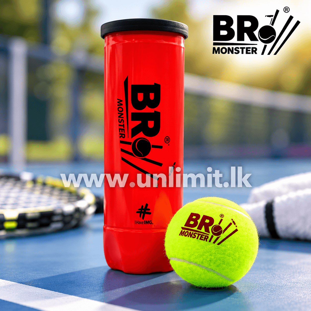 Bro Monster Tennis Ball