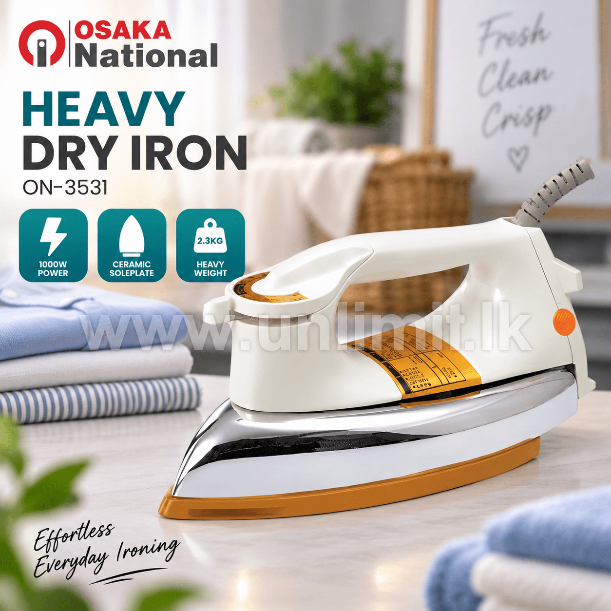 Osaka National Heavy Dry Iron ON-3531 (12526)