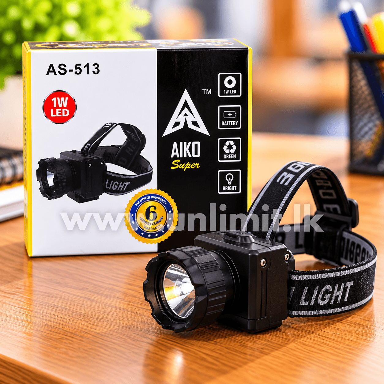 AIko Headlight Torch AS-513 UL-12815
