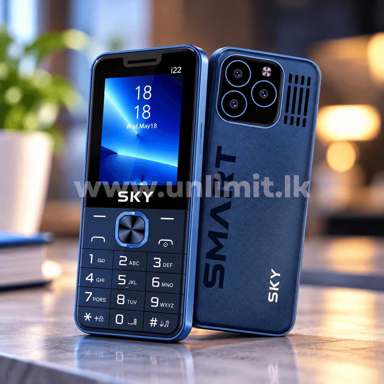 Blue SKY i22 Feature Phone Showcase (1)