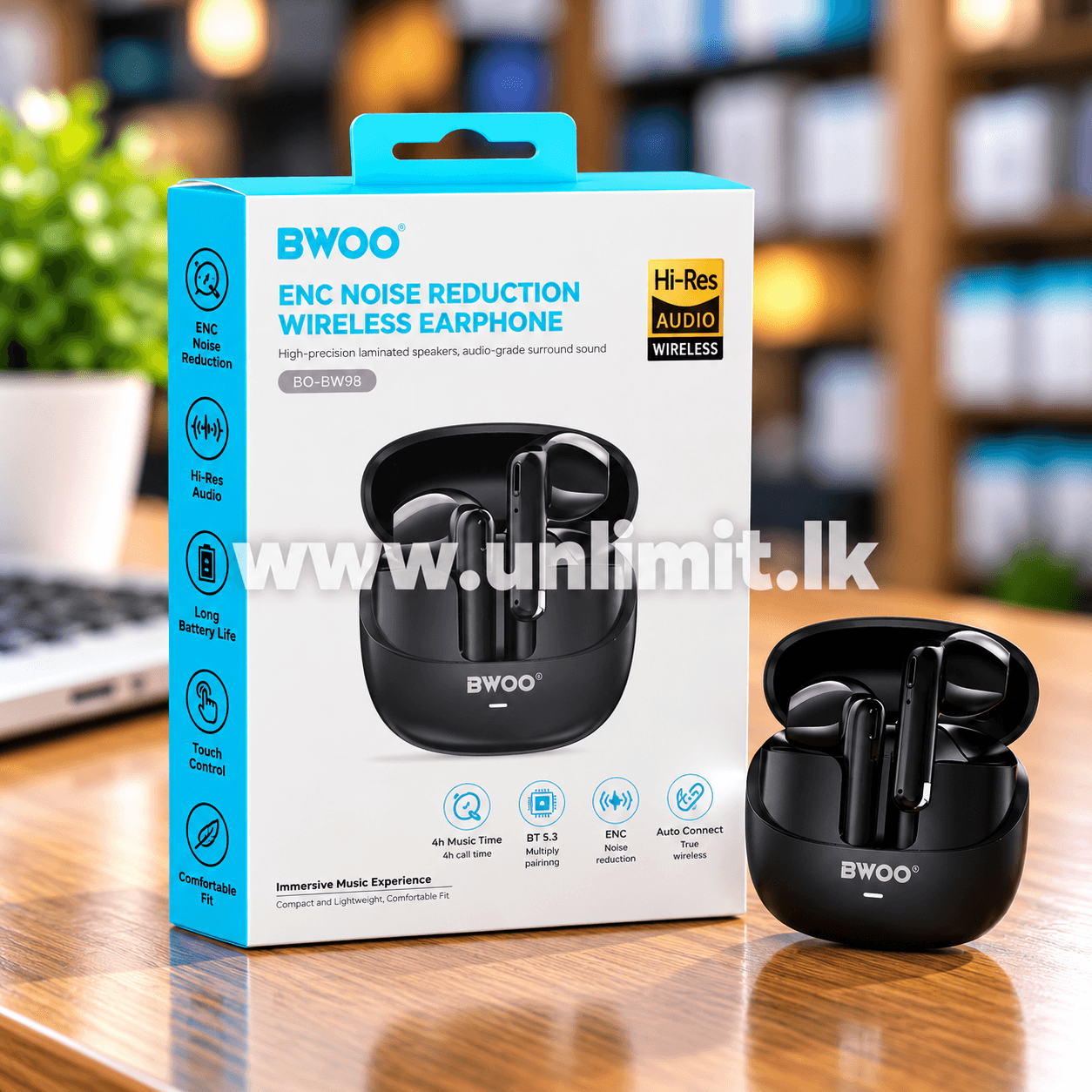 Bwoo Earbuds BO-BW98 UL-12825