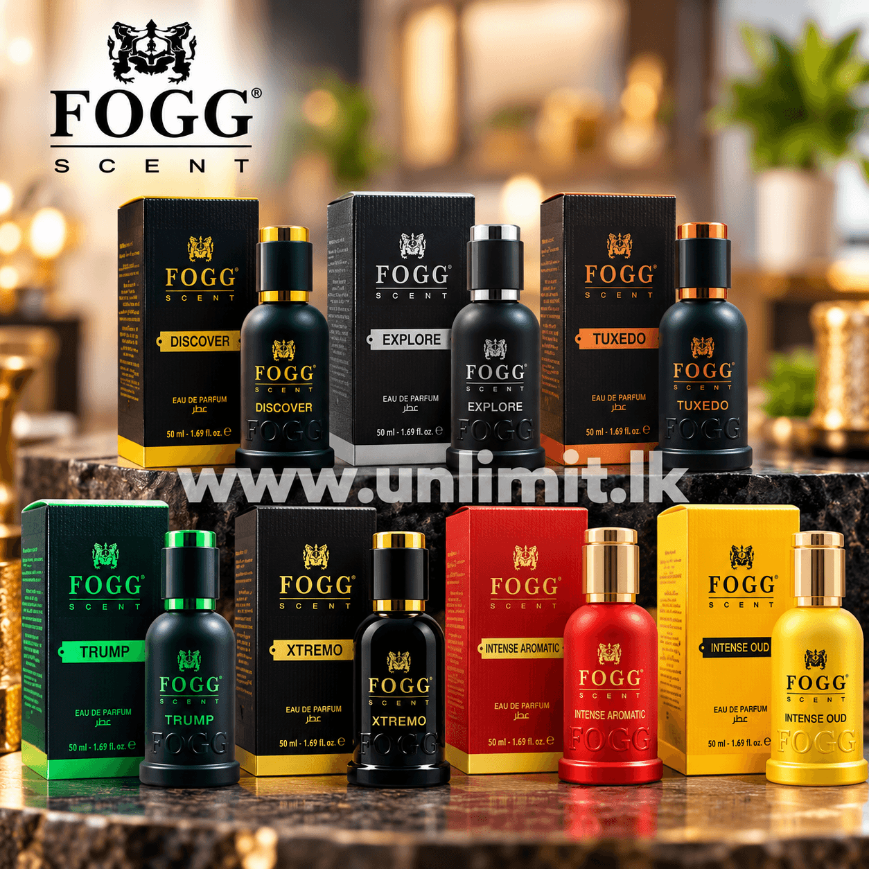 Fogg EDP Scent 100ml Intensio Xpressio Xtremo Intense OUD Intense Oriental Intense Aromatic
