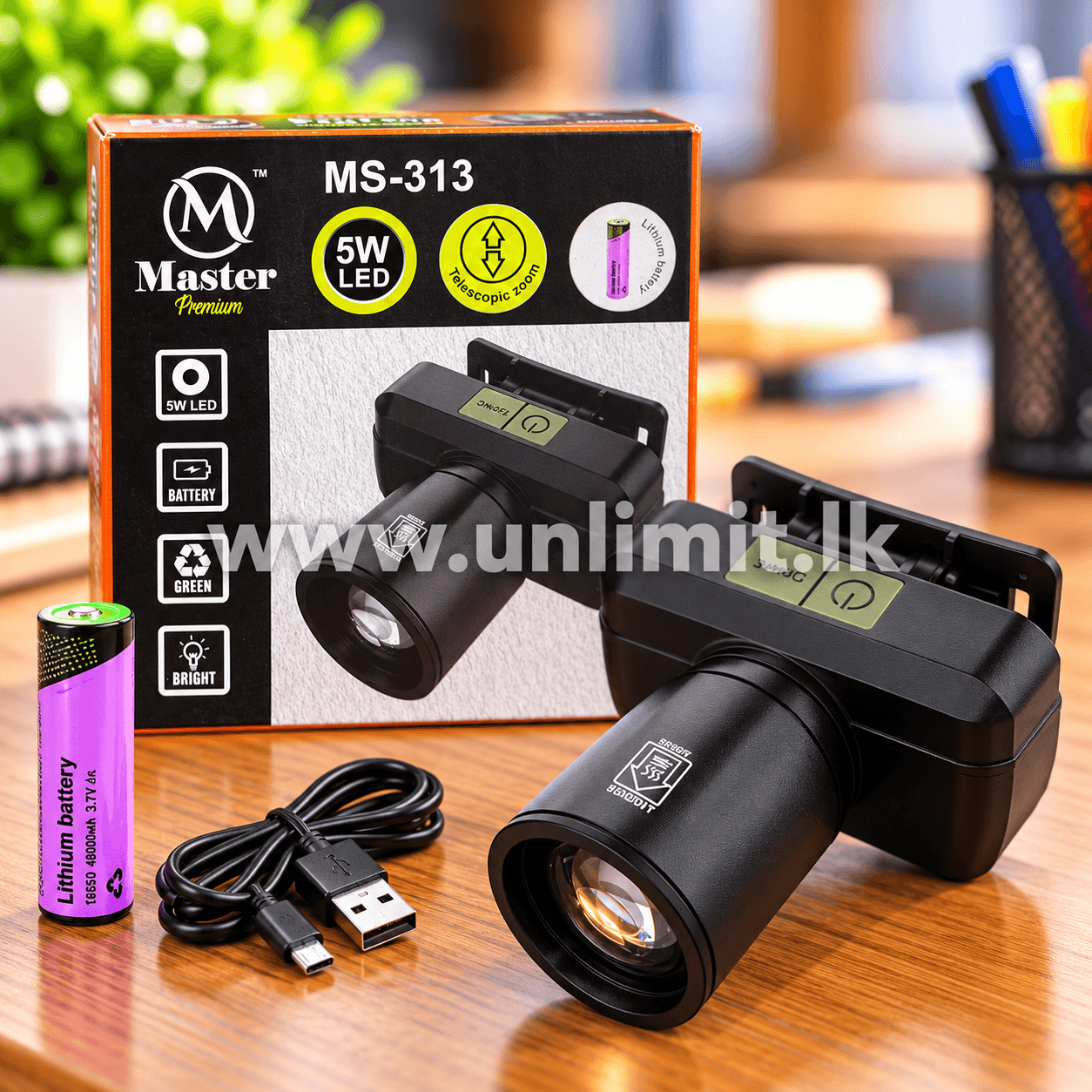 Master Headlight Torch MS-313 UL-12814